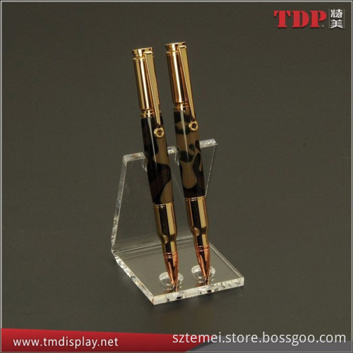 luxury clear acrylic pen holder